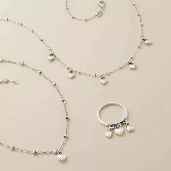 New James Avery Artisan Jewelry Heart Drops Necklace