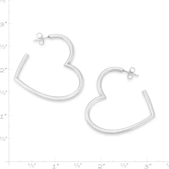 Outlet James Avery Artisan Jewelry Heart Hoops