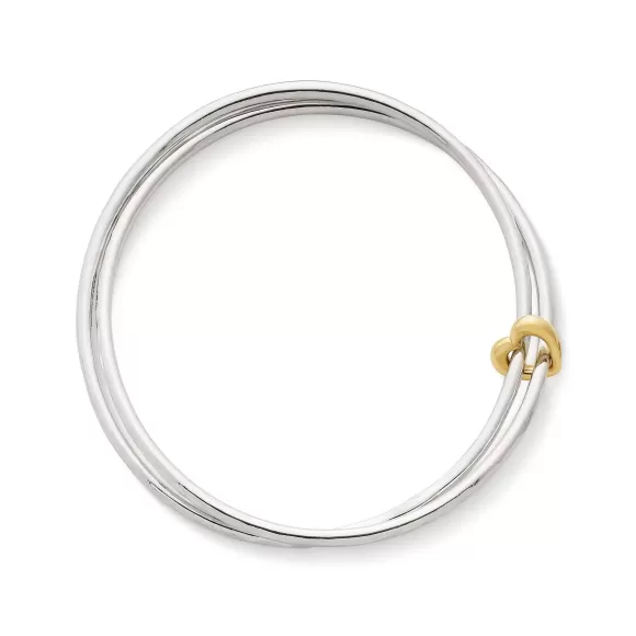 Hot James Avery Artisan Jewelry Heart Of Gold Combo Bangle Bracelet