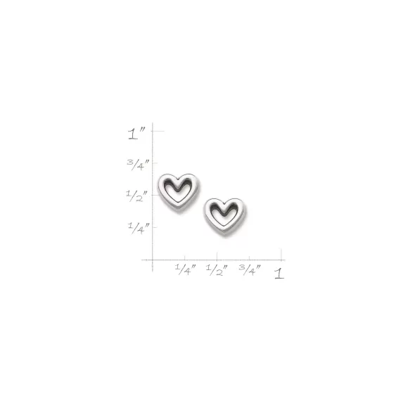 New James Avery Artisan Jewelry Heart Studs