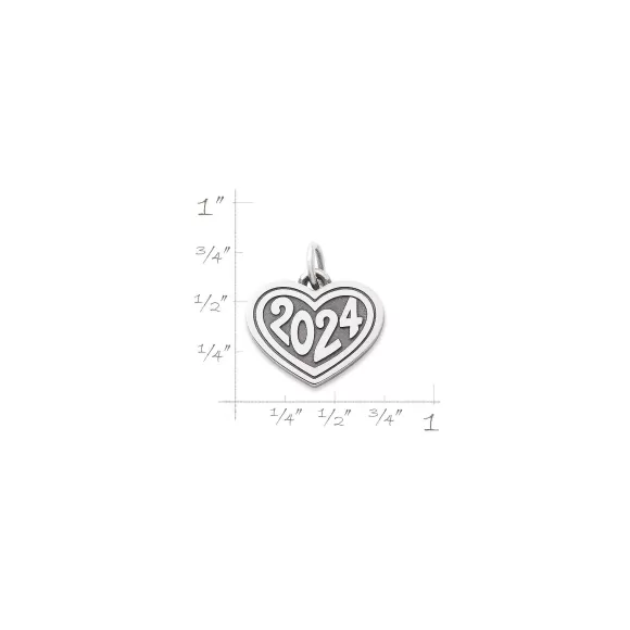 Best Sale James Avery Artisan Jewelry Heart Year Charm