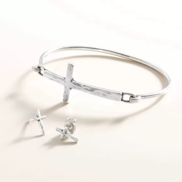 Discount James Avery Artisan Jewelry Horizon Cross Studs