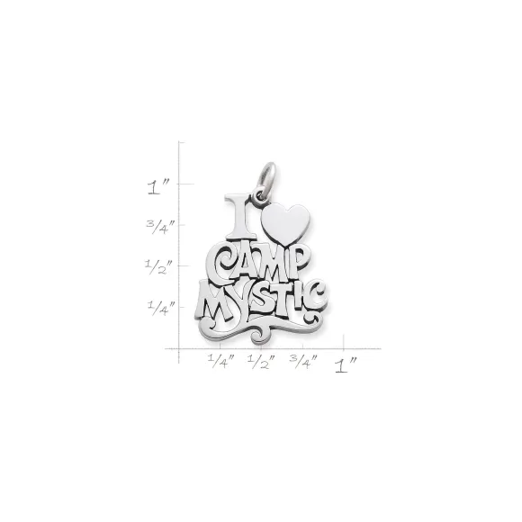New James Avery Artisan Jewelry I Love Camp Mystic Charm