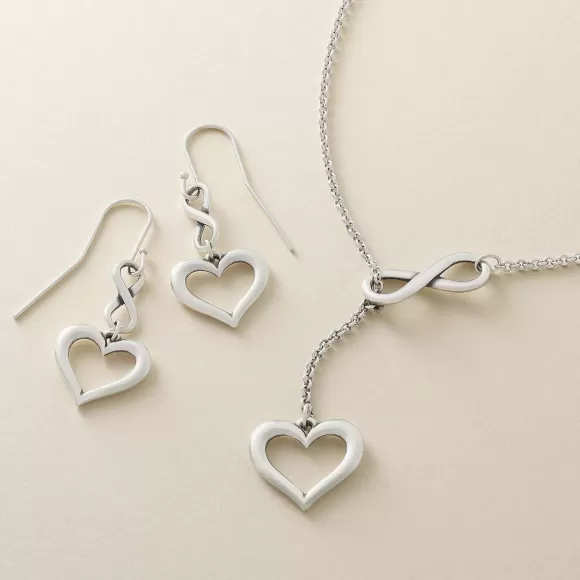 New James Avery Artisan Jewelry Infinite Love Dangle Earrings