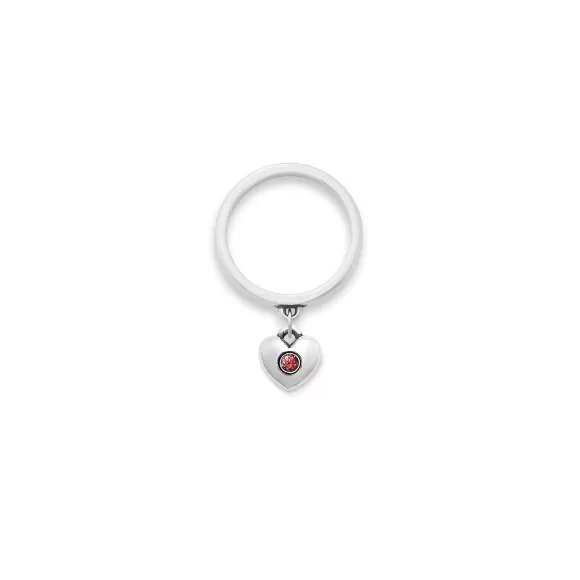 Best Sale James Avery Artisan Jewelry Keepsake Heart Birthstone Charm Dangle Ring