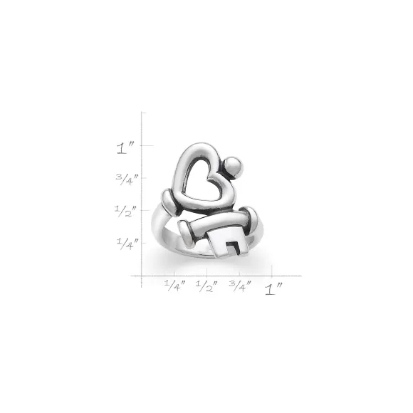 Cheap James Avery Artisan Jewelry Key To My Heart Ring