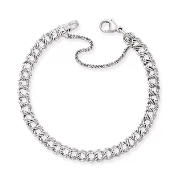 Best James Avery Artisan Jewelry Light Double Curb Charm Bracelet