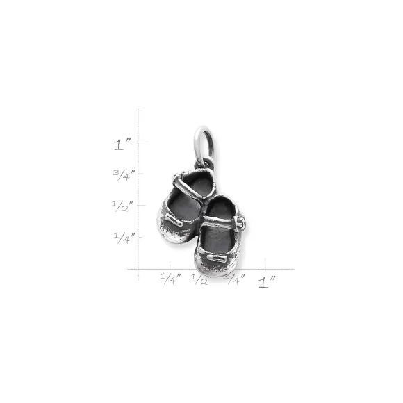 Best James Avery Artisan Jewelry Lil' Girl Baby Shoes Charm