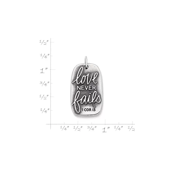 Online James Avery Artisan Jewelry Love Never Fails Charm