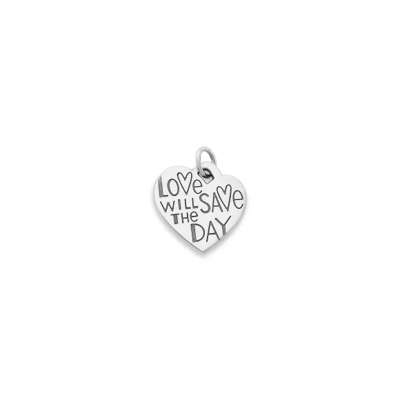 New James Avery Artisan Jewelry Love Will Save The Day Heart Charm