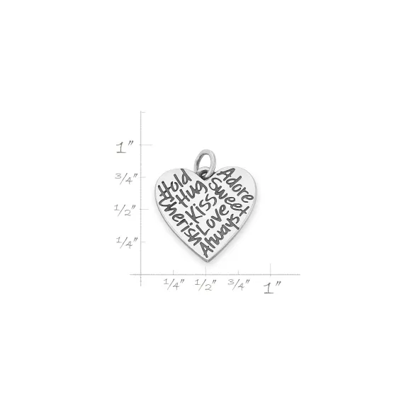 Best James Avery Artisan Jewelry Love Words Charm