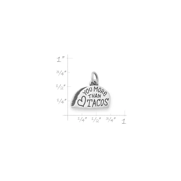 Sale James Avery Artisan Jewelry Love You More Than Tacos Charm