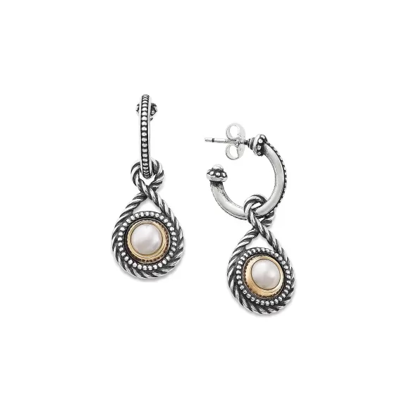 Online James Avery Artisan Jewelry Marjan Gemstone Hoop Dangle Earrings