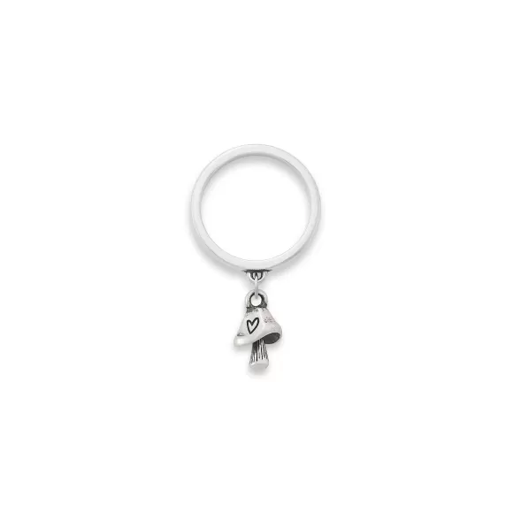 Online James Avery Artisan Jewelry Mini Mushroom With Heart Charm Dangle Ring