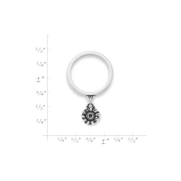 Online James Avery Artisan Jewelry Mini Sunflower Charm Dangle Ring