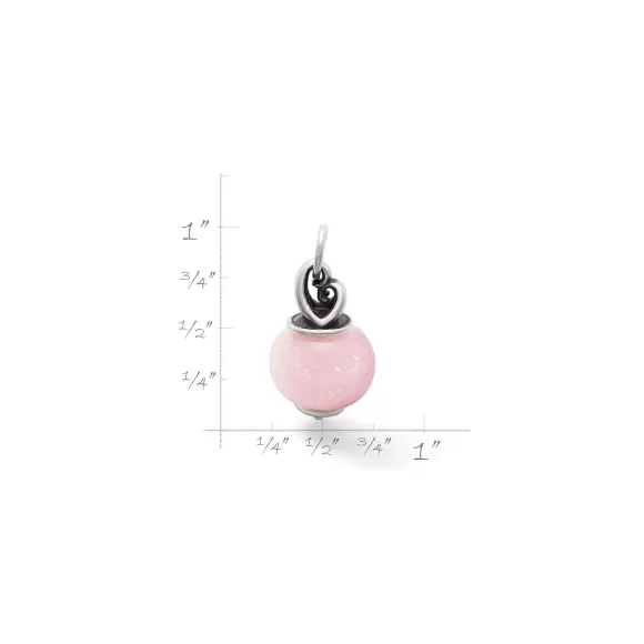 Discount James Avery Artisan Jewelry Mother'S Love Art Glass Charm Pink