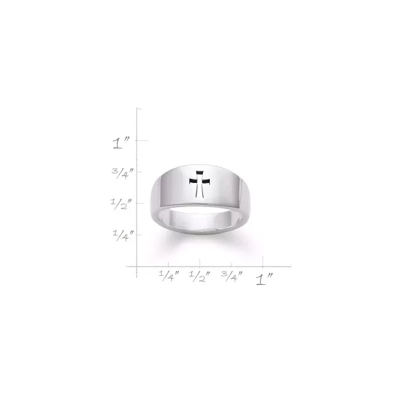 Cheap James Avery Artisan Jewelry Narrow Crosslet Ring
