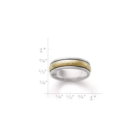 Flash Sale James Avery Artisan Jewelry Narrow Hammered Simplicity Wedding Ring