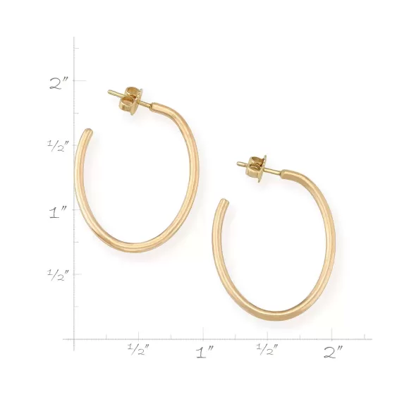 Cheap James Avery Artisan Jewelry Oval Hoops