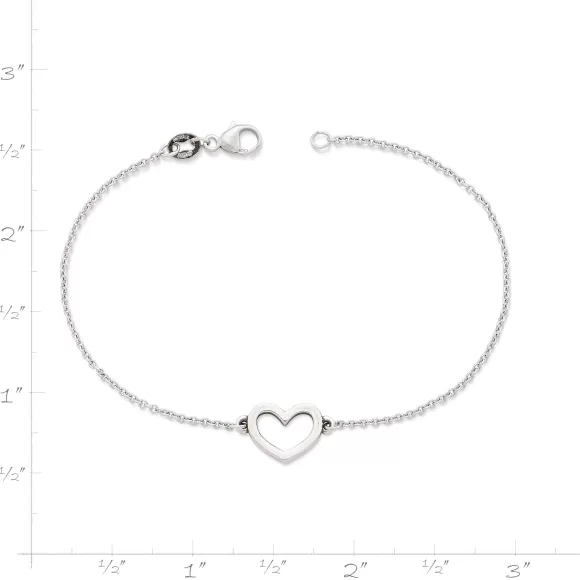Cheap James Avery Artisan Jewelry Petite Heart Link Bracelet