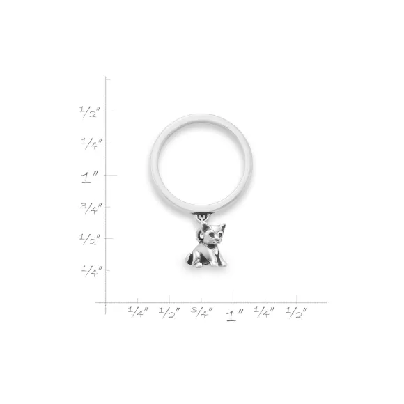 Shop James Avery Artisan Jewelry Pint Size Kitten Charm Dangle Ring
