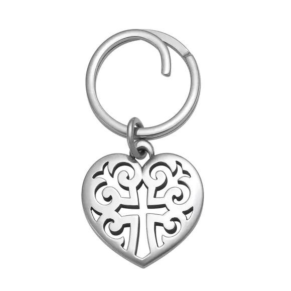 New James Avery Artisan Jewelry Regal Heart Key Chain