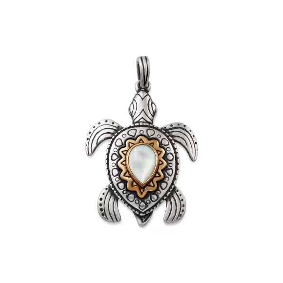 Cheap James Avery Artisan Jewelry Sea Turtle Gemstone Pendant