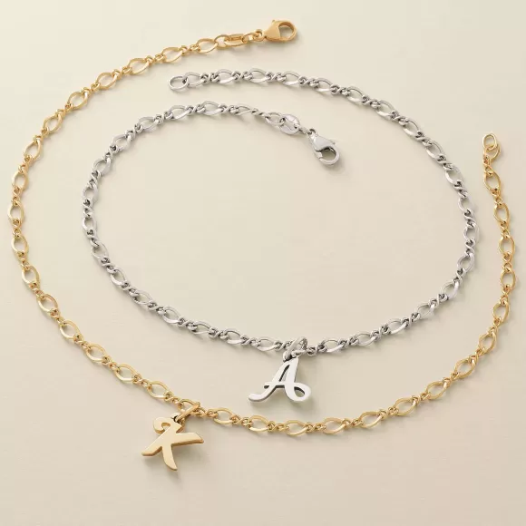Online James Avery Artisan Jewelry Small Script Initial Anklet