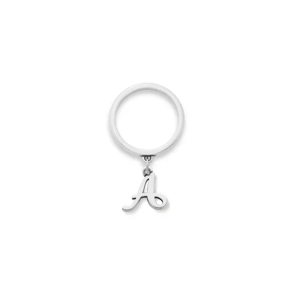 Clearance James Avery Artisan Jewelry Small Script Initial Charm Dangle Ring