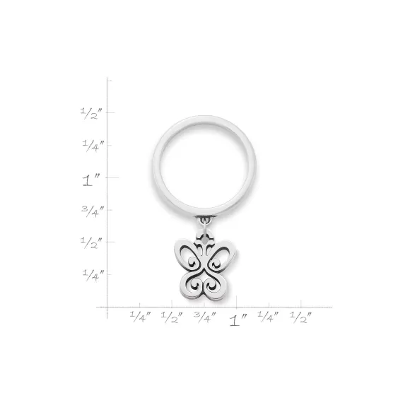 Best Sale James Avery Artisan Jewelry Small Spring Butterfly Charm Dangle Ring