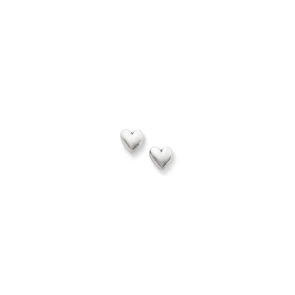 New James Avery Artisan Jewelry Solid Heart Studs