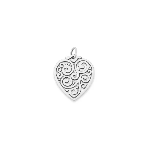 Cheap James Avery Artisan Jewelry Sorrento Heart Pendant