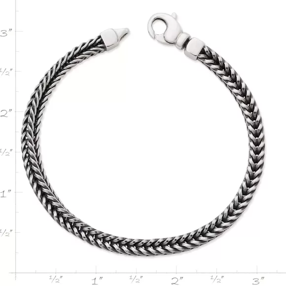Best James Avery Artisan Jewelry Square Foxtail Link Bracelet