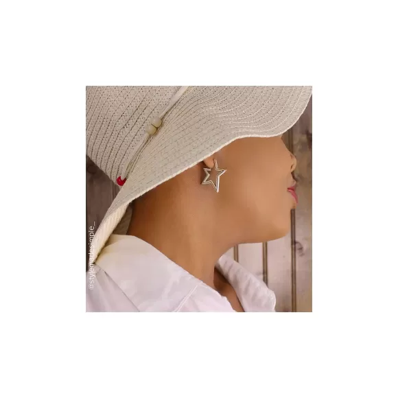 Cheap James Avery Artisan Jewelry Star Hoops