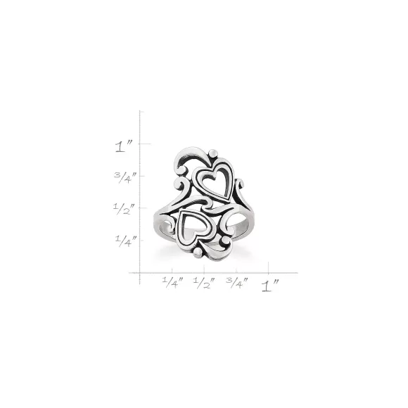 Store James Avery Artisan Jewelry Swirls And Scrolls Hearts Ring