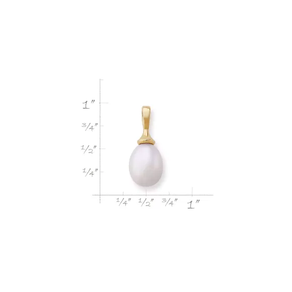 Best Sale James Avery Artisan Jewelry Teardrop Cultured Pearl Pendant