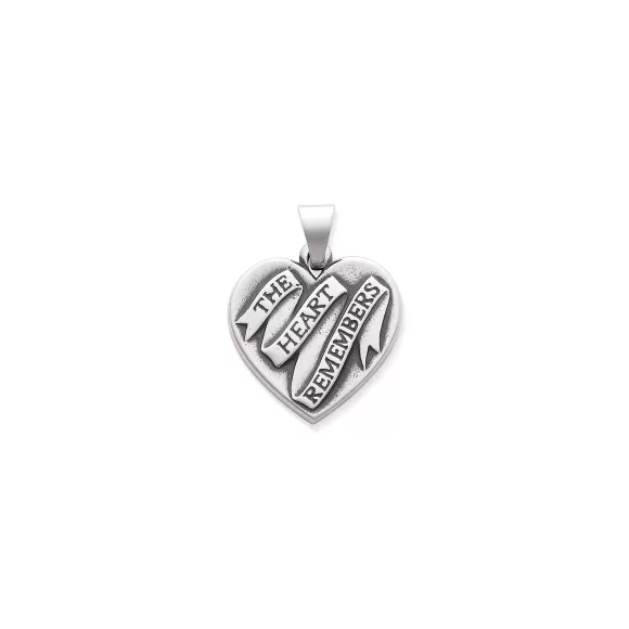 New James Avery Artisan Jewelry The Heart Remembers Pendant