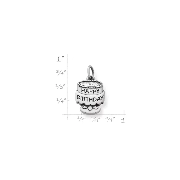 Hot James Avery Artisan Jewelry Tiny Birthday Cake Charm