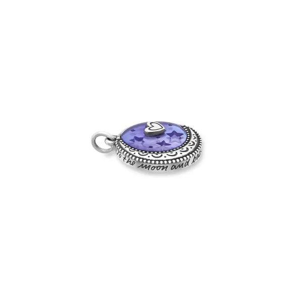 Flash Sale James Avery Artisan Jewelry To The Moon And Back Sculpted Layered Gemstone Pendant