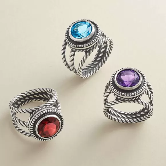 Clearance James Avery Artisan Jewelry Twisted Wire Gemstone Ring