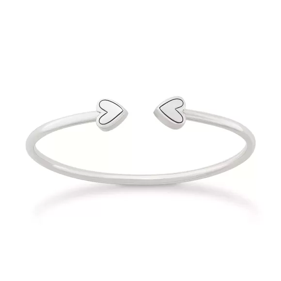 Best James Avery Artisan Jewelry Two Hearts Flexible Cuff Bracelet