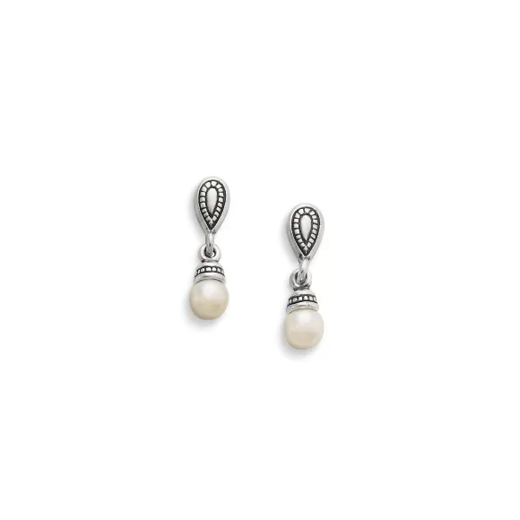 Sale James Avery Artisan Jewelry Vintage Cultured Pearl Drop Earrings