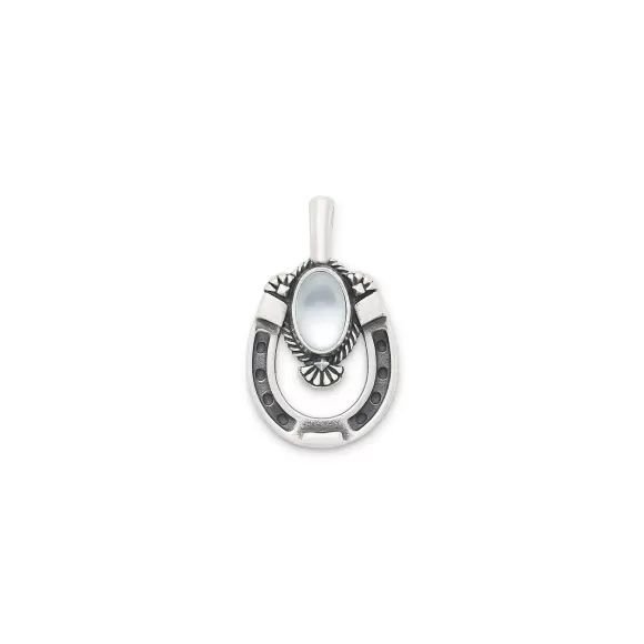 Online James Avery Artisan Jewelry Western Horseshoe Gemstone Pendant