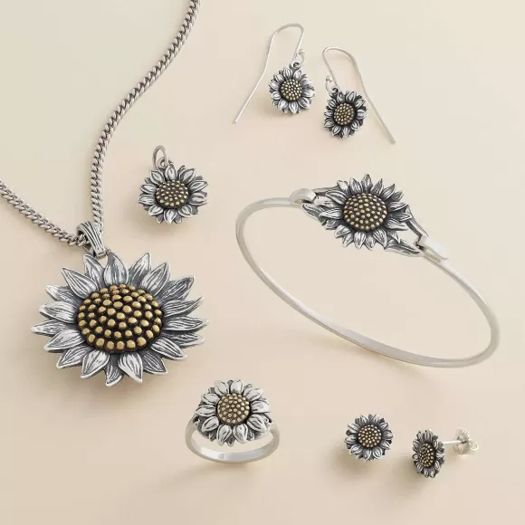 Cheap James Avery Artisan Jewelry Wild Sunflower Pendant